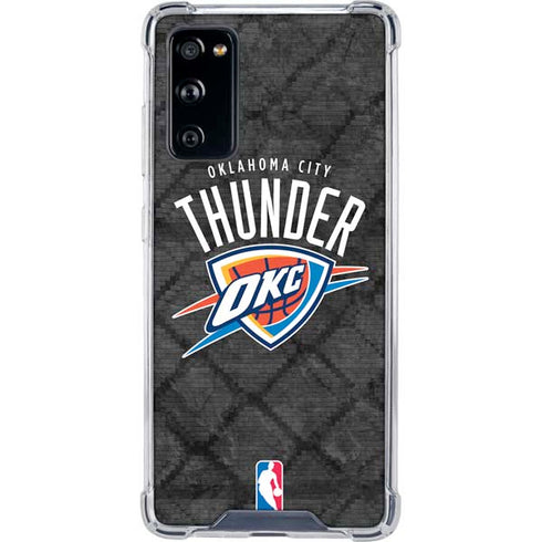 NBA Oklahoma City Thunder Dark Rust Galaxy S20 FE Clear Case