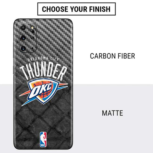 NBA Oklahoma City Thunder Dark Rust Galaxy S20 Plus Skin
