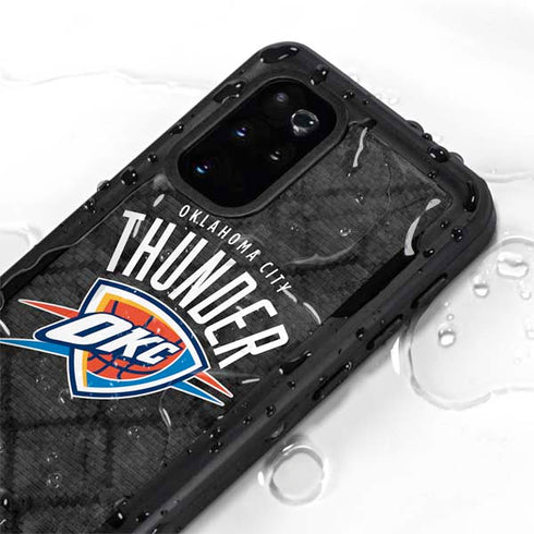NBA Oklahoma City Thunder Dark Rust Galaxy S20 Plus Waterproof Case