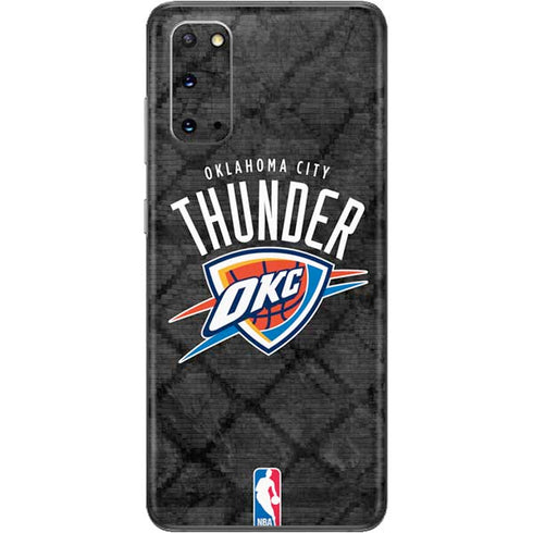 NBA Oklahoma City Thunder Dark Rust Galaxy S20 Skin