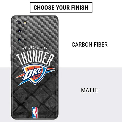 NBA Oklahoma City Thunder Dark Rust Galaxy S20 Skin