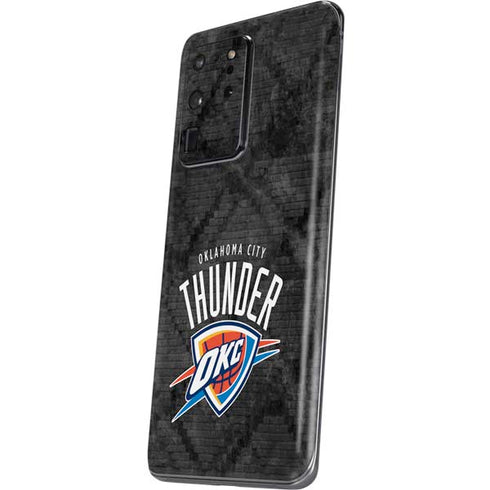 NBA Oklahoma City Thunder Dark Rust Galaxy S20 Ultra 5G Skin