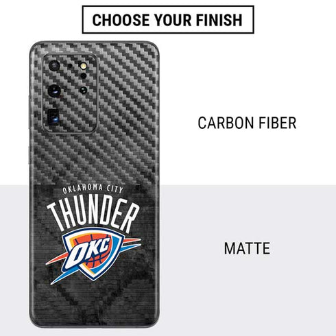 NBA Oklahoma City Thunder Dark Rust Galaxy S20 Ultra 5G Skin