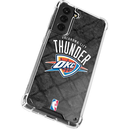 NBA Oklahoma City Thunder Dark Rust Galaxy S21 5G Clear Case