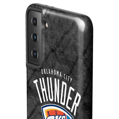 NBA Oklahoma City Thunder Dark Rust Galaxy S21 Plus 5G Pro Case
