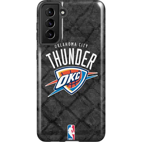 NBA Oklahoma City Thunder Dark Rust Galaxy S21 Plus 5G Pro Case