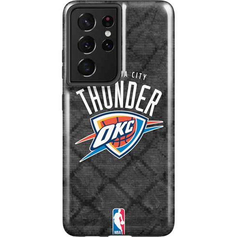 NBA Oklahoma City Thunder Dark Rust Galaxy S21 Ultra 5G Pro Case