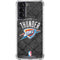 NBA Oklahoma City Thunder Dark Rust Galaxy S22 Clear Case