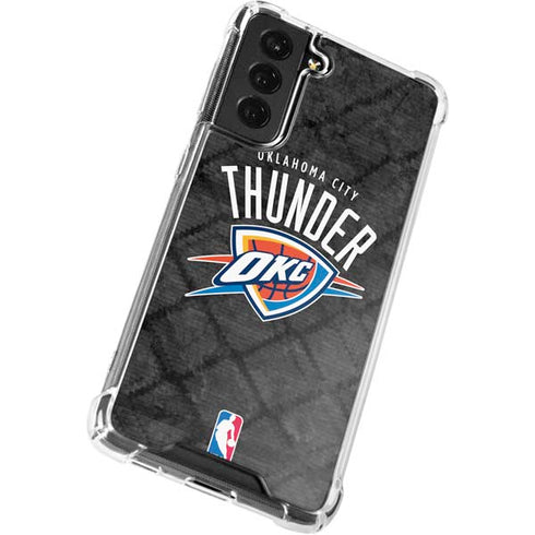 NBA Oklahoma City Thunder Dark Rust Galaxy S22 Clear Case