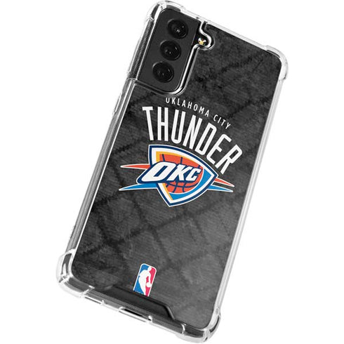 NBA Oklahoma City Thunder Dark Rust Galaxy S22 Plus Clear Case