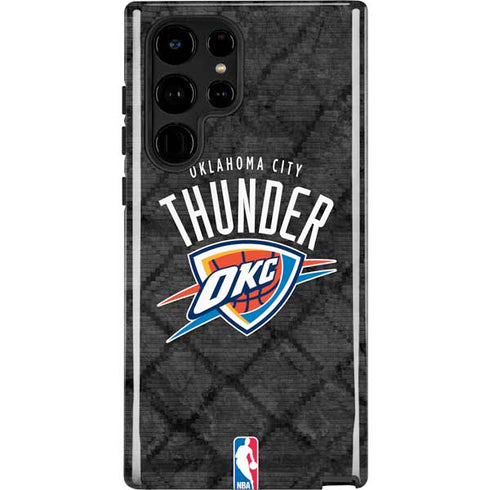 NBA Oklahoma City Thunder Dark Rust Galaxy S22 Ultra Pro Case