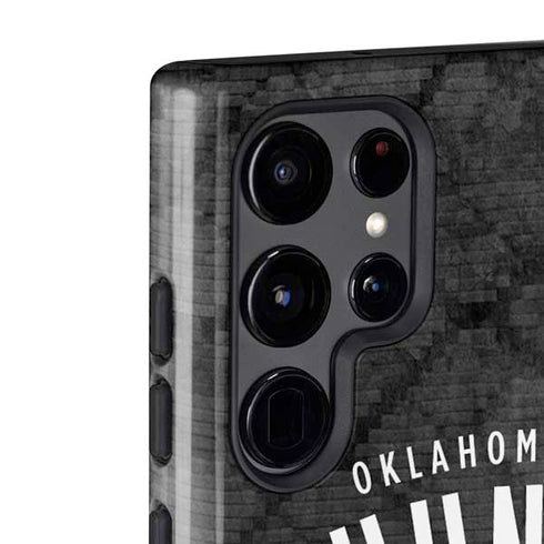 NBA Oklahoma City Thunder Dark Rust Galaxy S22 Ultra Pro Case
