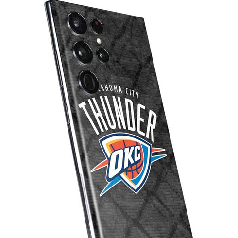 NBA Oklahoma City Thunder Dark Rust Galaxy S22 Ultra Skin