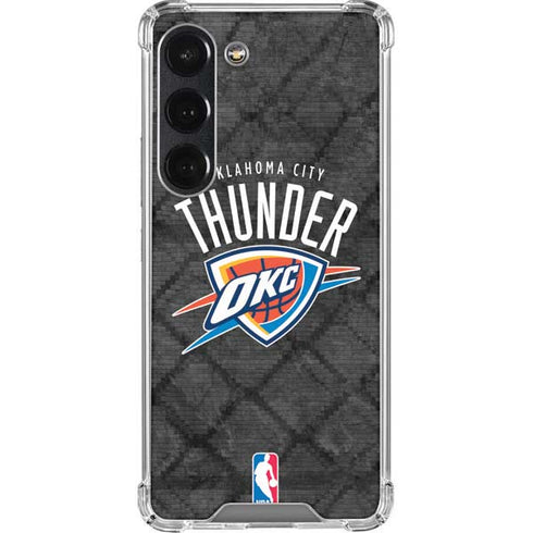 NBA Oklahoma City Thunder Dark Rust Galaxy S23 Clear Case