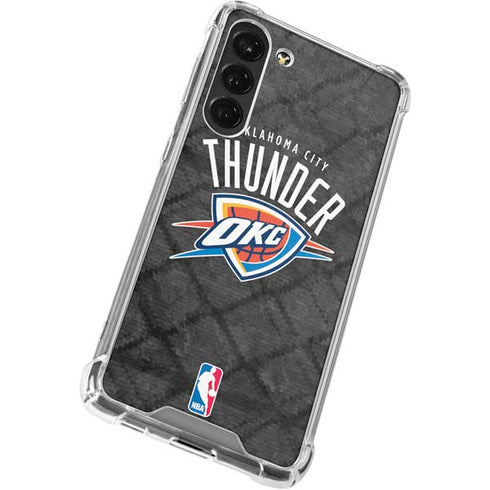 NBA Oklahoma City Thunder Dark Rust Galaxy S23 Plus Clear Case