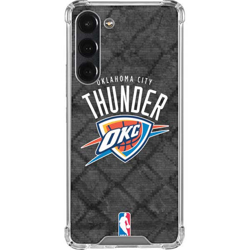 NBA Oklahoma City Thunder Dark Rust Galaxy S23 Plus Clear Case