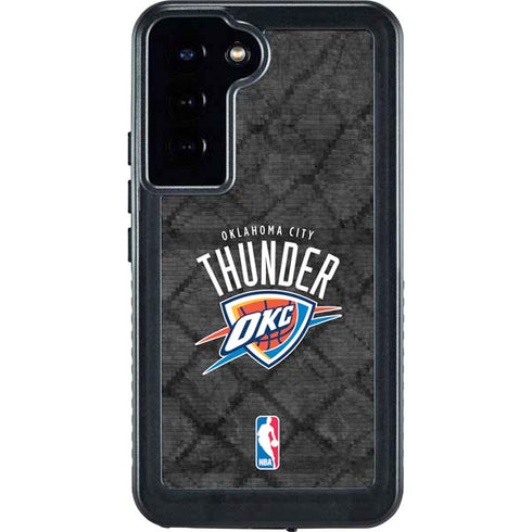 NBA Oklahoma City Thunder Dark Rust Galaxy S23 Plus Waterproof Case