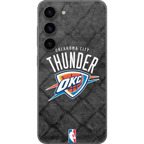 NBA Oklahoma City Thunder Dark Rust Galaxy S23 Skin