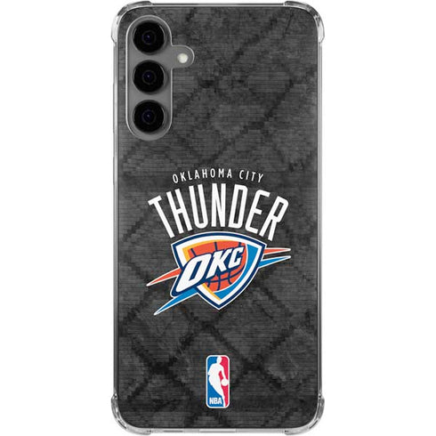 NBA Oklahoma City Thunder Dark Rust Galaxy S24 Plus Clear Case