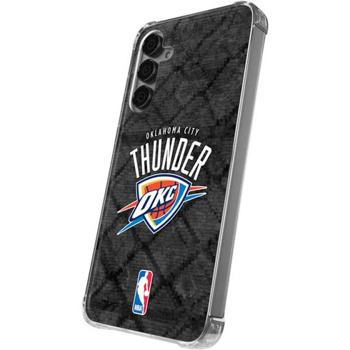 NBA Oklahoma City Thunder Dark Rust Galaxy S24 Plus Clear Case