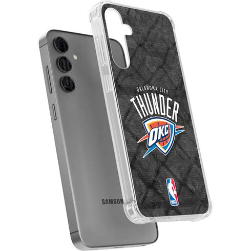 NBA Oklahoma City Thunder Dark Rust Galaxy S24 Plus Clear Case