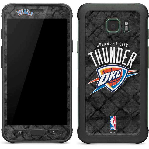 NBA Oklahoma City Thunder Dark Rust Galaxy S7 Active Skin