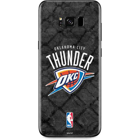 NBA Oklahoma City Thunder Dark Rust Galaxy S8 Plus Skin