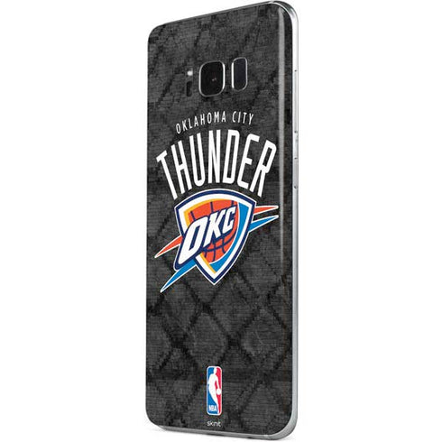 NBA Oklahoma City Thunder Dark Rust Galaxy S8 Skin