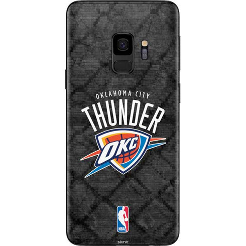 NBA Oklahoma City Thunder Dark Rust Galaxy S9 Skin