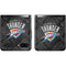 NBA Oklahoma City Thunder Dark Rust Galaxy Z Flip Skin