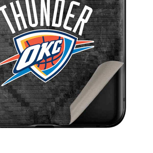 NBA Oklahoma City Thunder Dark Rust Galaxy Z Flip Skin
