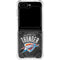 NBA Oklahoma City Thunder Dark Rust Galaxy Z Flip5 5G Clear Case