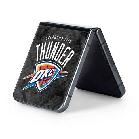 NBA Oklahoma City Thunder Dark Rust Galaxy Z Flip5 5G Skin