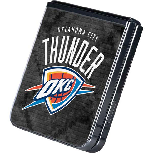 NBA Oklahoma City Thunder Dark Rust Galaxy Z Flip5 5G Skin