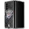 NBA Oklahoma City Thunder Dark Rust Galaxy Z Fold4 5G Clear Case