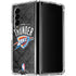 NBA Oklahoma City Thunder Dark Rust Galaxy Z Fold4 5G Clear Case