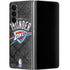 NBA Oklahoma City Thunder Dark Rust Galaxy Z Fold4 5G Skin