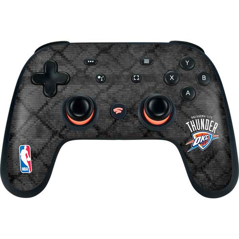 NBA Oklahoma City Thunder Dark Rust Google Stadia Controller Skin