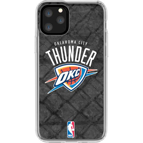 NBA Oklahoma City Thunder Dark Rust iPhone 11 Pro Clear Case