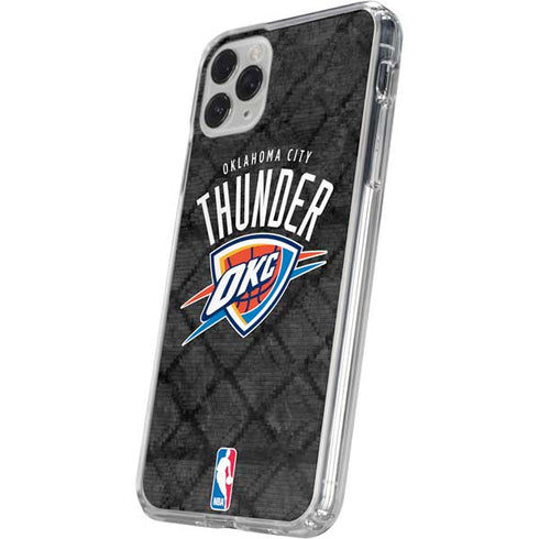 NBA Oklahoma City Thunder Dark Rust iPhone 11 Pro Clear Case
