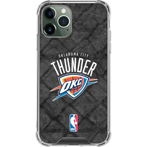 NBA Oklahoma City Thunder Dark Rust iPhone 11 Pro Max Clear Case