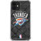NBA Oklahoma City Thunder Dark Rust iPhone 12 Mini Clear Case