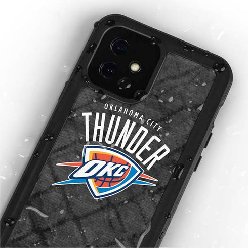 NBA Oklahoma City Thunder Dark Rust iPhone 12 Mini Waterproof Case