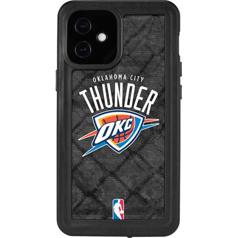 NBA Oklahoma City Thunder Dark Rust iPhone 12 Mini Waterproof Case