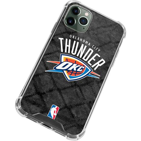 NBA Oklahoma City Thunder Dark Rust iPhone 12 Pro Clear Case