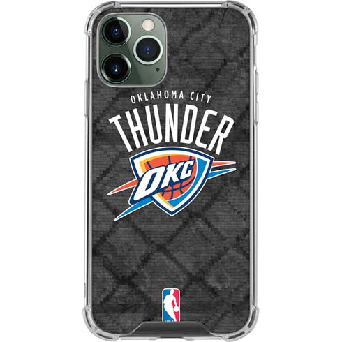 NBA Oklahoma City Thunder Dark Rust iPhone 12 Pro Max Clear Case