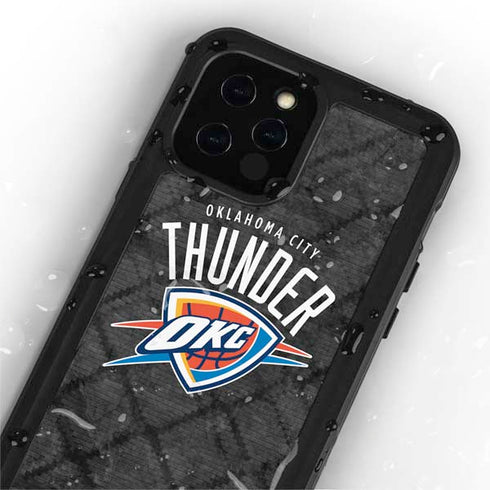 NBA Oklahoma City Thunder Dark Rust iPhone 12 Pro Waterproof Case