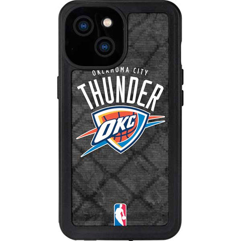 NBA Oklahoma City Thunder Dark Rust iPhone 13 Mini Waterproof Case