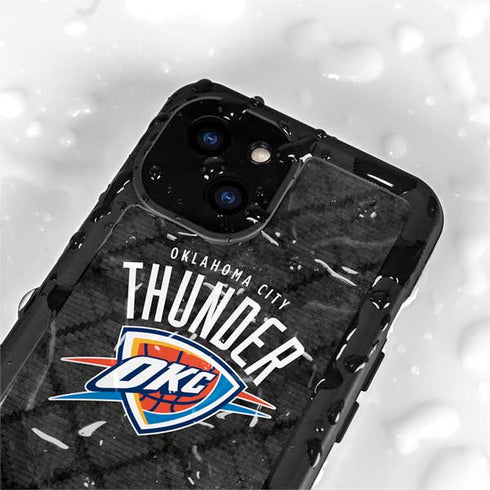 NBA Oklahoma City Thunder Dark Rust iPhone 13 Mini Waterproof Case