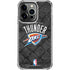 NBA Oklahoma City Thunder Dark Rust iPhone 13 Pro Clear Case